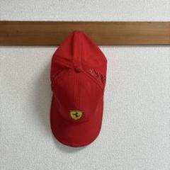 フェラーリ エンブレム 赤 キャップ