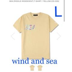 SEA (MIDDLE-IRIDESCENT) T-SHIRT / YELLOW