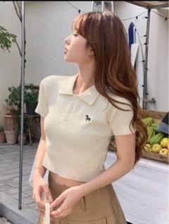 SHEIN　半袖 ニットトップス