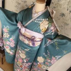 2025年最新】振袖フルセット 青の人気アイテム - メルカリ