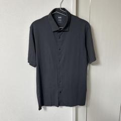 ユニクロ　UNIQLO エアリズムコットンフルオープンポロシャツのサムネイル