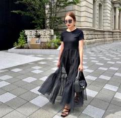 SALLURE EMMA チュールスカートトップス