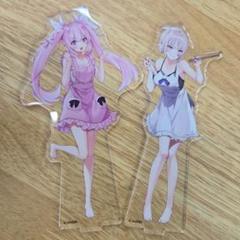【未開封】音霊魂子&大代真白　5周年アクリルスタンド 再販]【アクリルスタンド】あおぎり高校 音霊魂子/通常衣装～5