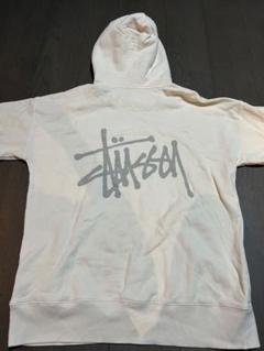 stussy パーカー クリーム色 Mサイズ