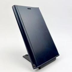 【残り2点】　iPhone11promax 手帳型 ネイビー PUレザー 耐衝撃