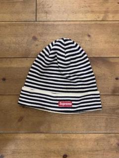 supreme ボーダー コットン ワッチキャップ ニット帽 シュプリーム