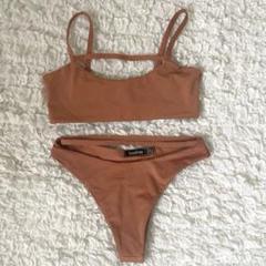 【SALE】 boohoo |ブーフー | ラインカットビキニ |水着 | 新品のサムネイル