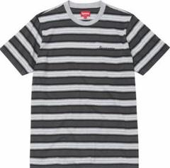 supreme shadow stripe teeMシュプリームTシャツボーダー