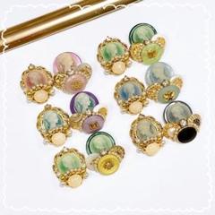 在庫処分⑤★＊天然石カメオ盛り＊ボタンカボション＊まとめ売り