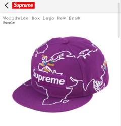 supreme Worldwide Box Logo New Era® - メルカリ