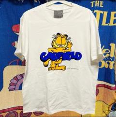 ガーフィールド　Tシャツ メンズ　イラスト　昭和レトロ　怠惰ネコ　コメディ