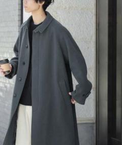 超人気★アーバンリサーチドアーズ☆バルマカンコートネイビー☆ロングコート☆ウール URBAN RESEARCH DOORS - 新品タグ付◉ DOORS バルマカンコート