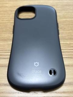 iFace iPhone15スマホケース くすみブラック