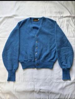 60s アルパカカーディガン 水色 ヴィンテージ 60s 70s MontgomeryWard BRENT アルパカ カーディガン - メルカリ