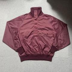 70s80s NOS？ USA ヴィンテージ 無地 プルオーバー ナイロンjk