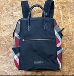 美品BLUE LABEL CRESTBRIDGE ハンドバッグリュック　2way BLUE LABEL CRESTBRIDGE - 【難あり】ブルーレーベル クレスト