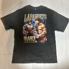 新品 タグ付き 刃牙 烈海王 板垣恵介 ロンt XL ブラック