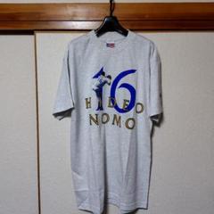 Hideo Nomo 16 Tシャツ グレー