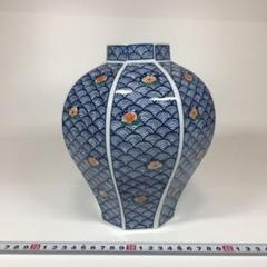 染錦 八角壺 直径8cm 西s0603