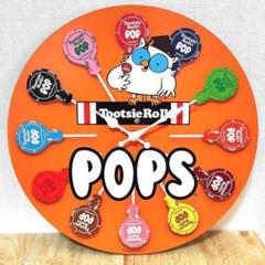 掛時計 おしゃれ Tootsie POPS 壁掛け アメリカン 雑貨 可愛い新品