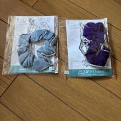Chacottユーリ!!! on ICE 缶バッチ&衣裳生地巾着セットとシュシュ ユーリ!!! on ICE 缶バッチミラー＆衣装生地巾着 シュシュ