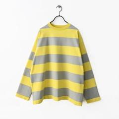 maillot Wide Border Long-TEE YELLOW 2