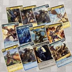 モンスターハンター[旧340枚特典1&ハンティングカード1～4段325枚]美品 モンスターハンター ハンティングカード 金色の怒り カード色々
