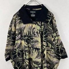 USA古着 izod 総柄 ポロシャツ