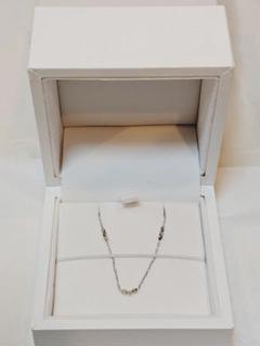 逸品【デパート宝石店購入】プラチナ編み込みデザインブレスレット