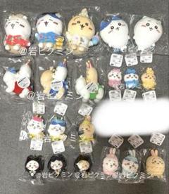 ちいかわハチワレうさぎ　マスコットぬいぐるみ　ぴーぽぽ　おくるみ　節分　黒猫