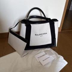 BALENCIAGA トートバッグ ホワイト/ブラック