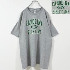 2XL相当・US古着・カロライナバイブルキャンプ・3段アーチ・ビッグ・Tシャツ