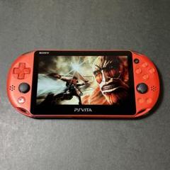訳あり品】PSVITA PCH-2000 メタリックレッド 本体のみ - メルカリ