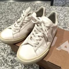 VEJA ホワイトスニーカー Campo Leather レザー 37