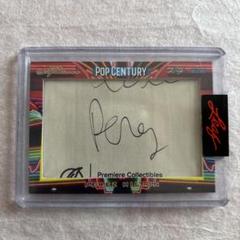 POP CENTURY Perez Hilton auto カットサインカード