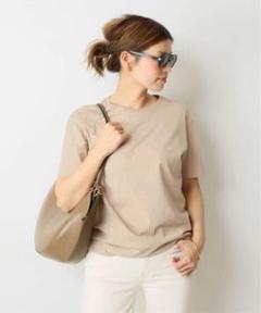 DEUXIEME CLASSE - ドゥーズィエムクラス　コットン無地neatTシャツ★ベージュ Deuxieme Classe（ドゥーズィエムクラス）の「*neat Tシャツ（T