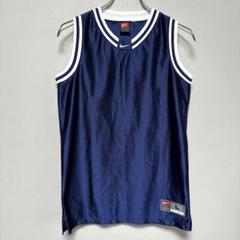 90s NIKE ナイキ タンクトップ ノースリーブ L 紺色 ネイビー
