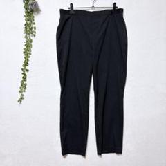 G2003ユニクロ✤良品✤テーパードパンツ ダークグレー L〜小さめLL相当