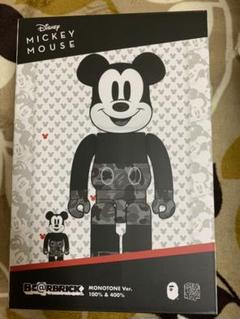 MICKEY MOUSE X BAPE BE@RBRICK 100%&400%