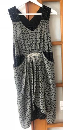 archi アーキ シルク100% ワンピース 上品美品!パーティにも!
