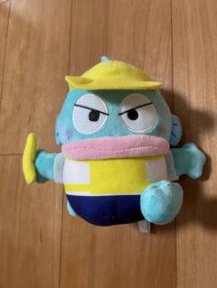 サンリオ　はんぎょどん　スポーツ大会　ぬいぐるみ　黄帽