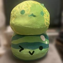 スイカゲーム　BIGぬいぐるみ　マスコットぬいぐるみ　すいか　めろん　4点セット