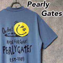 Pearly Gates パーリーゲイツ ニコちゃんマーク ロゴ シャツ 半袖