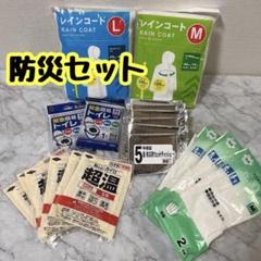 防災セット 非常用 防災グッズ レインコート 携帯トイレ カイロ 手袋 避難用のサムネイル