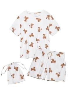 gelato pique ベアモチーフTシャツ&ショートパンツ&巾着SET