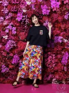 蜷川実花　スカート 蜷川実花 スカート ニナガワミカ 花柄スカート（蜷川実花 | 今回