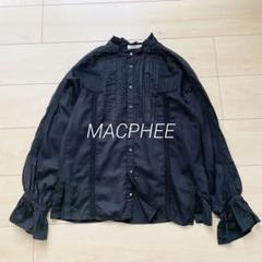 完売品✨マカフィー ビンテージローンスタンドカラーブラウス