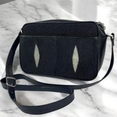 【専用】 未使用　Parni パーニ スティングレイ ハンドバッグ　エイ革 良品 Parni スティングレイ ガルーシャ ショルダーバッグ エイ革