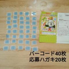 ワンワンまつり 応募券 バーコード 40枚 応募ハガキつき