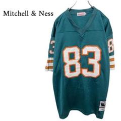 ☆Mitchell & Ness☆ マイアミドルフィンズ ゲームシャツC4916 ☆Mitchell & Ness☆ マイアミドルフィンズ ゲームシャツC4916